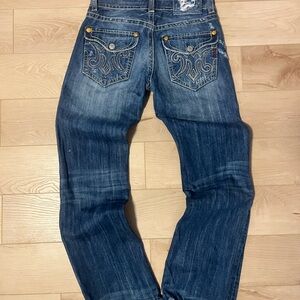 Men's Bootcut Jeans in Classic Blue